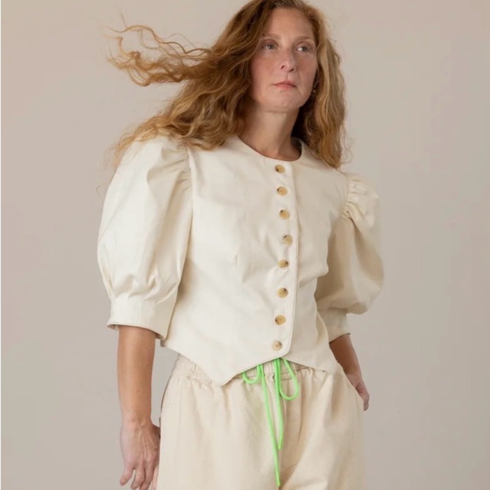 Nikki Chasin Smith Puff Jacket - Cream